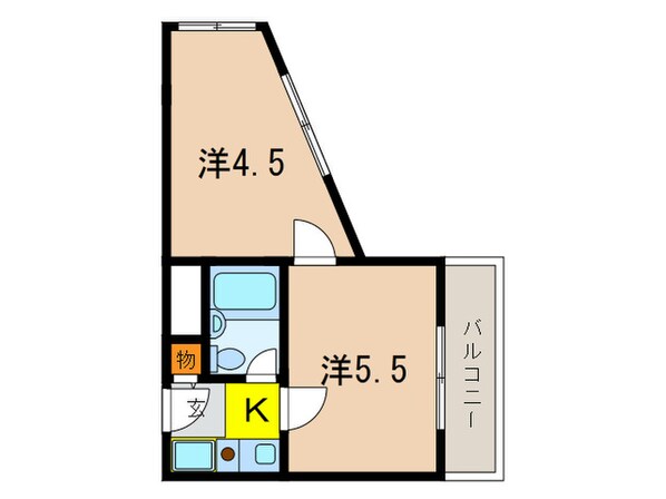 ベルラヴィ－ネの物件間取画像